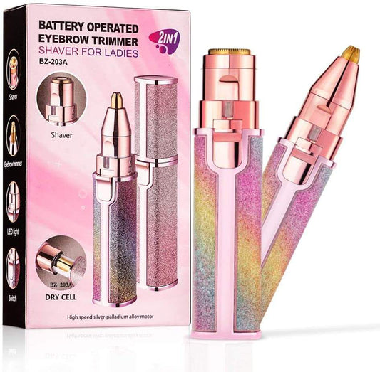 Battery-Operated Women's Shaver - Smooth Hair Removal