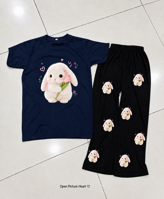 Kids T-Shirt & Flapper 2-Piece Set | 3D Digital Print