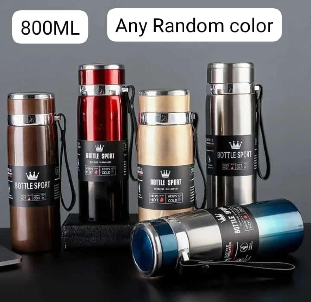 Imported 800ml Flask – Durable, Leakproof & Stylish Design