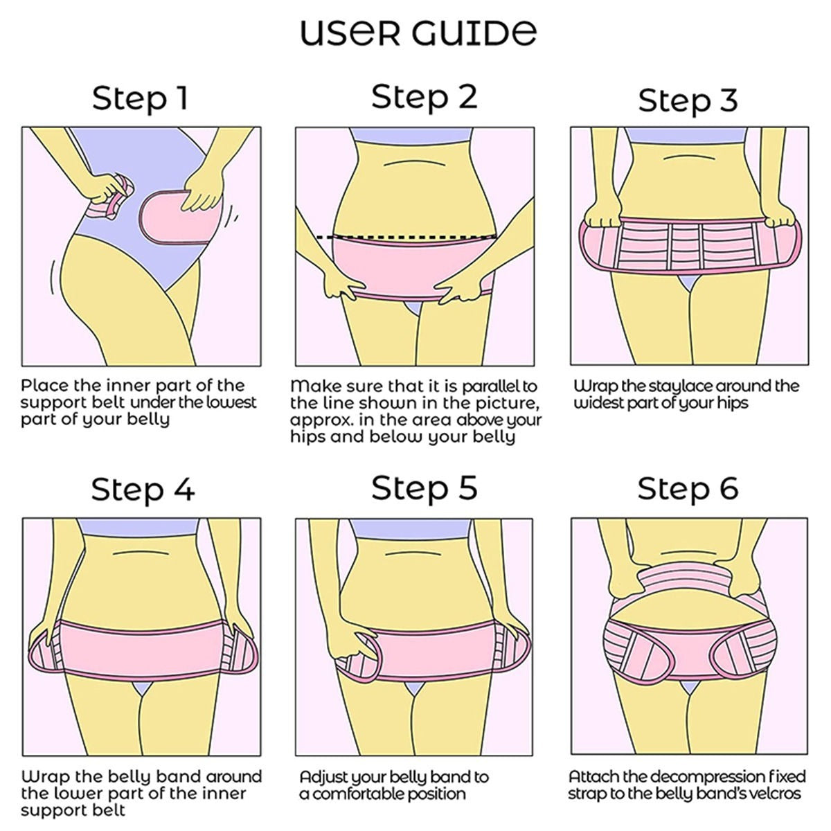 Postpartum Pregnancy Safety Support Belt