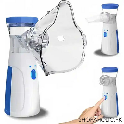 Portable Mesh Nebulizer – Ultra-Fine Mist, Silent Operation & Fast Relief