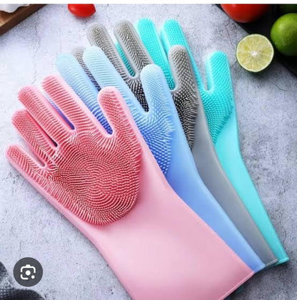 Silicone Dishwashing Gloves – Durable, Heat-Resistant & Multi-Functional