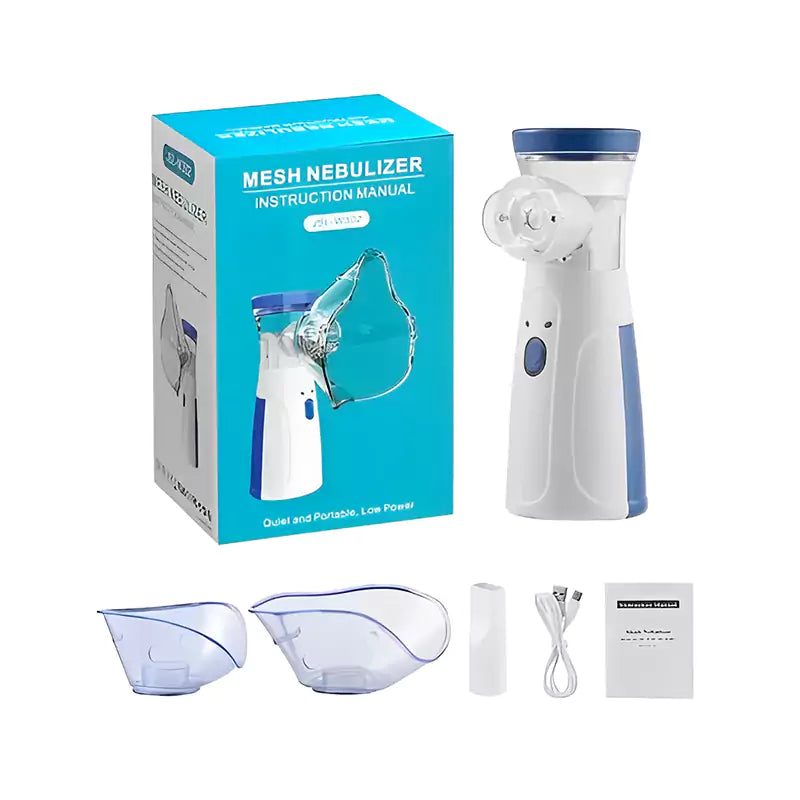 Portable Mesh Nebulizer – Ultra-Fine Mist, Silent Operation & Fast Relief