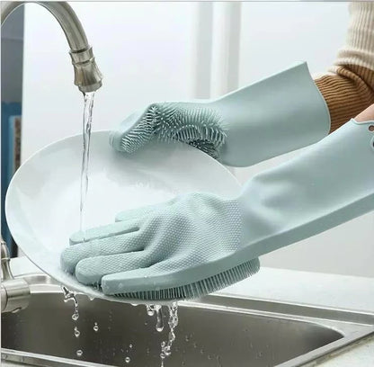 Silicone Dishwashing Gloves – Durable, Heat-Resistant & Multi-Functional