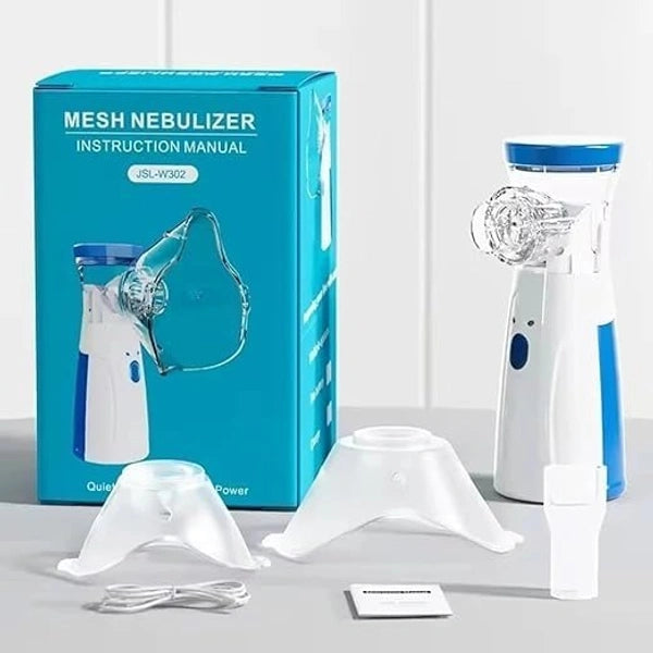 Portable Mesh Nebulizer – Ultra-Fine Mist, Silent Operation & Fast Relief