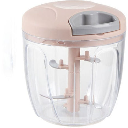 5-Blade 900ML Manual Food Chopper – Quick & Easy Kitchen Chopper