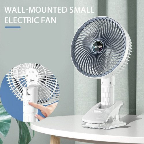 Portable USB Rechargeable Mini Fan – Handheld, Desktop & Wall-Mounted Cooling Fan for Home, Office, Dorm & Travel