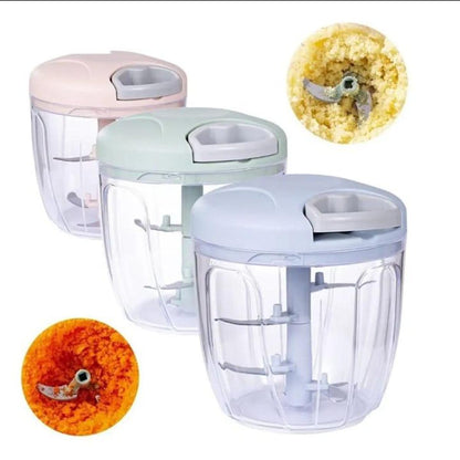 5-Blade 900ML Manual Food Chopper – Quick & Easy Kitchen Chopper