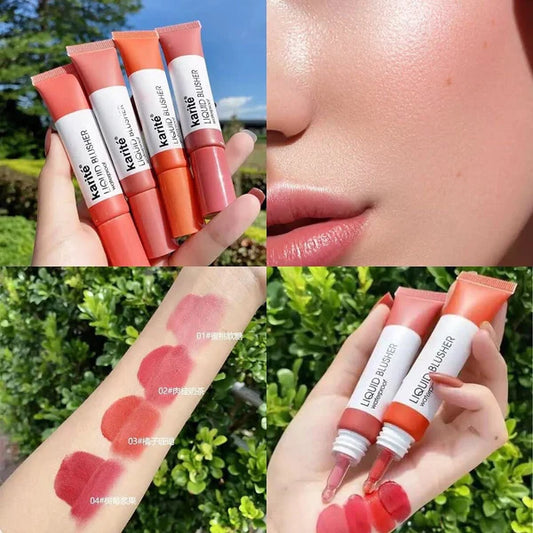 HUXIABEAUTY Original Liquid Cream Blush – 4 Stunning Shades Set