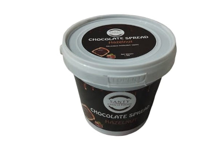 SANTY Chocolate Spread Hazelnut 1 KG - Creamy Chocolate Spread for Toast, Waffles & Desserts