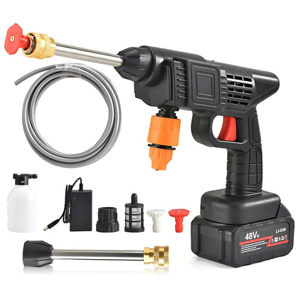 Portable Powerful High Pressure 48V Max Power Cordless Car Wash Water Jet Foam Gun