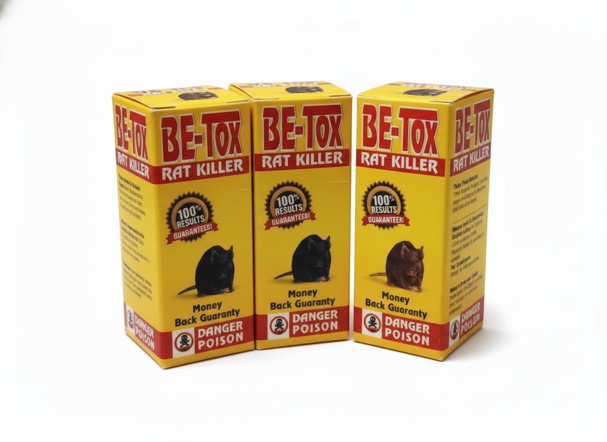 Be-Tox Rat killer Pack of 3