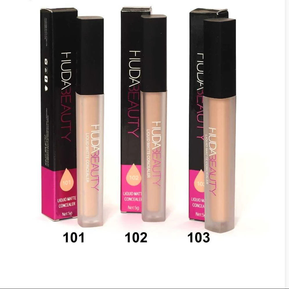 Huda Beauty Liquid Concealer Original | Full Coverage Waterproof Concealer | 3 Shades