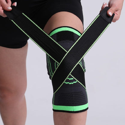 KNEE PROTECTOR SUPPORTER ADJUSTABLE PRESSURIZED COMPRESSION BRACE SLEEVE