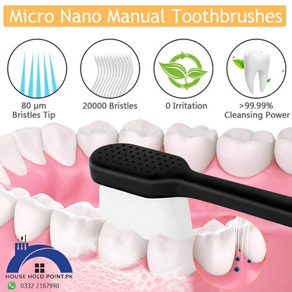 Title: Nano Ultra Soft Toothbrush – Deep Clean & Gum Care