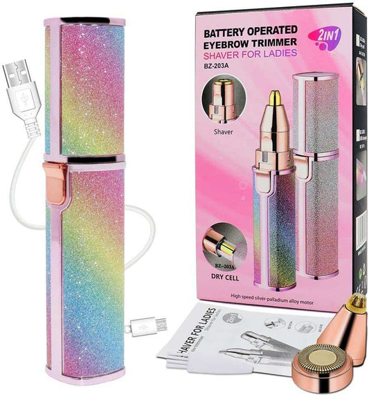 Battery-Operated Women's Shaver - Smooth Hair Removal