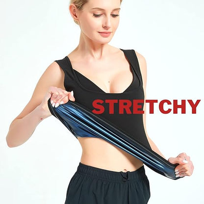 Suana Women Sweat Shaper and Sliming Vest for Weight Loss, Exercises and Fitness Fat Burning Shaper Tummy tucker Shapewear for Women