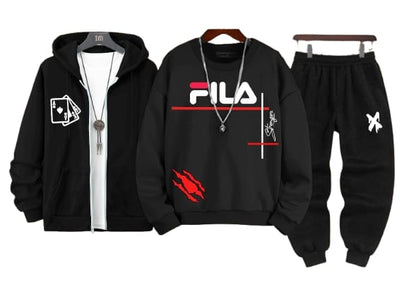 Winter Tack Suite with Zipper Hoodie For Female