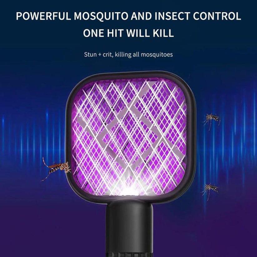 USB Rechargeable Mosquito Swatter – Electric Insect Killer Racket
