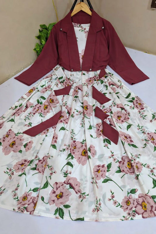 Elegant Printed Summer Maxi – Trendy Girls Wear