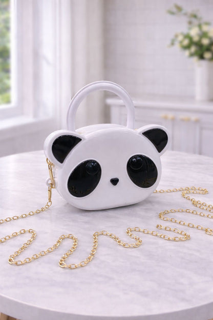 Kidz Panda Design Fiber Bag – Cute Cartoon bag for Kids