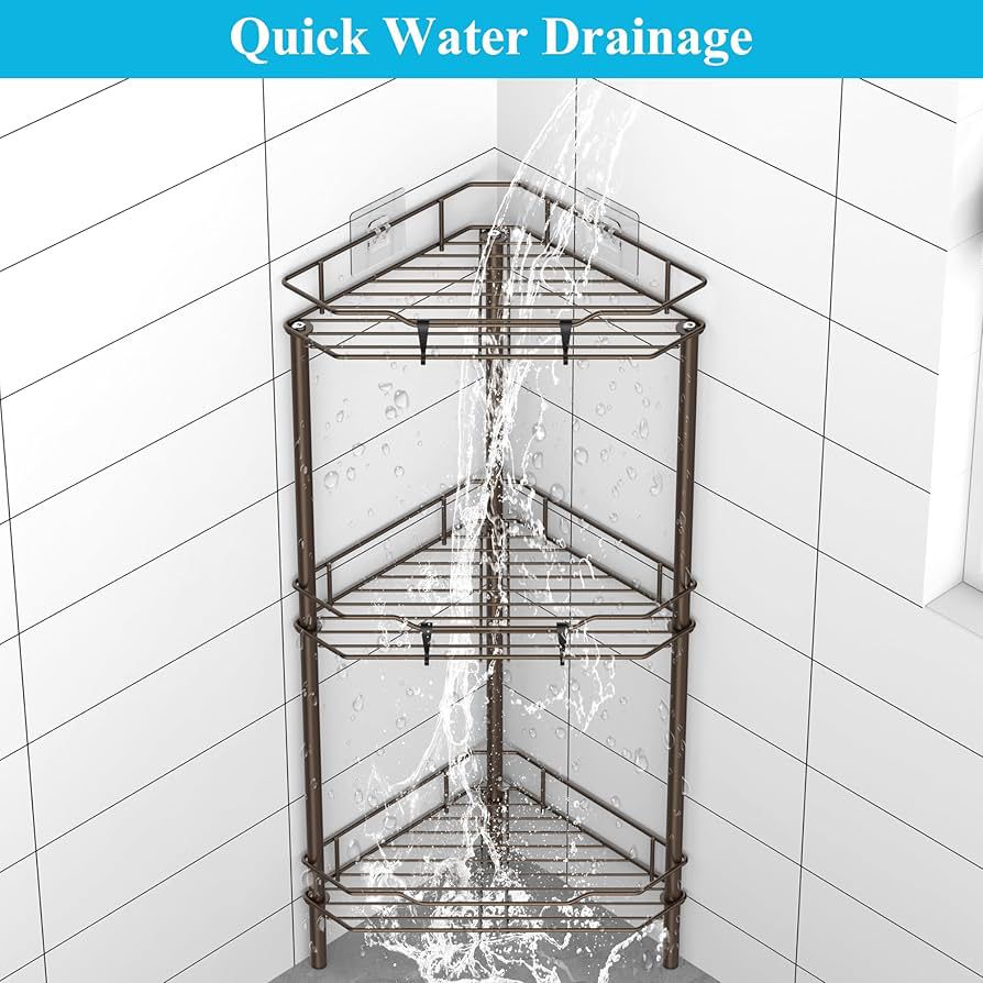 3-Tier Multipurpose Organizer – Space-Saving Storage Rack for Kitchen