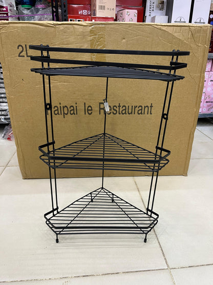 3-Tier Multipurpose Organizer – Space-Saving Storage Rack for Kitchen