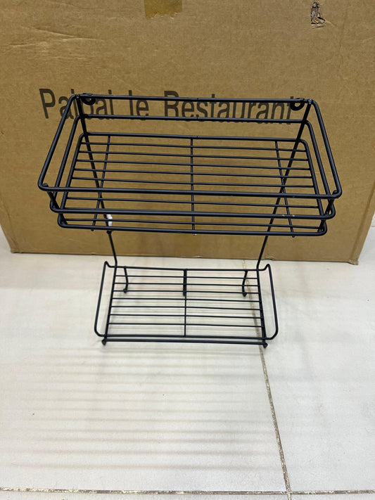 Bathroom & Kitchen Punch Free Corner Shelf | Space Saving Shelf Pakistan