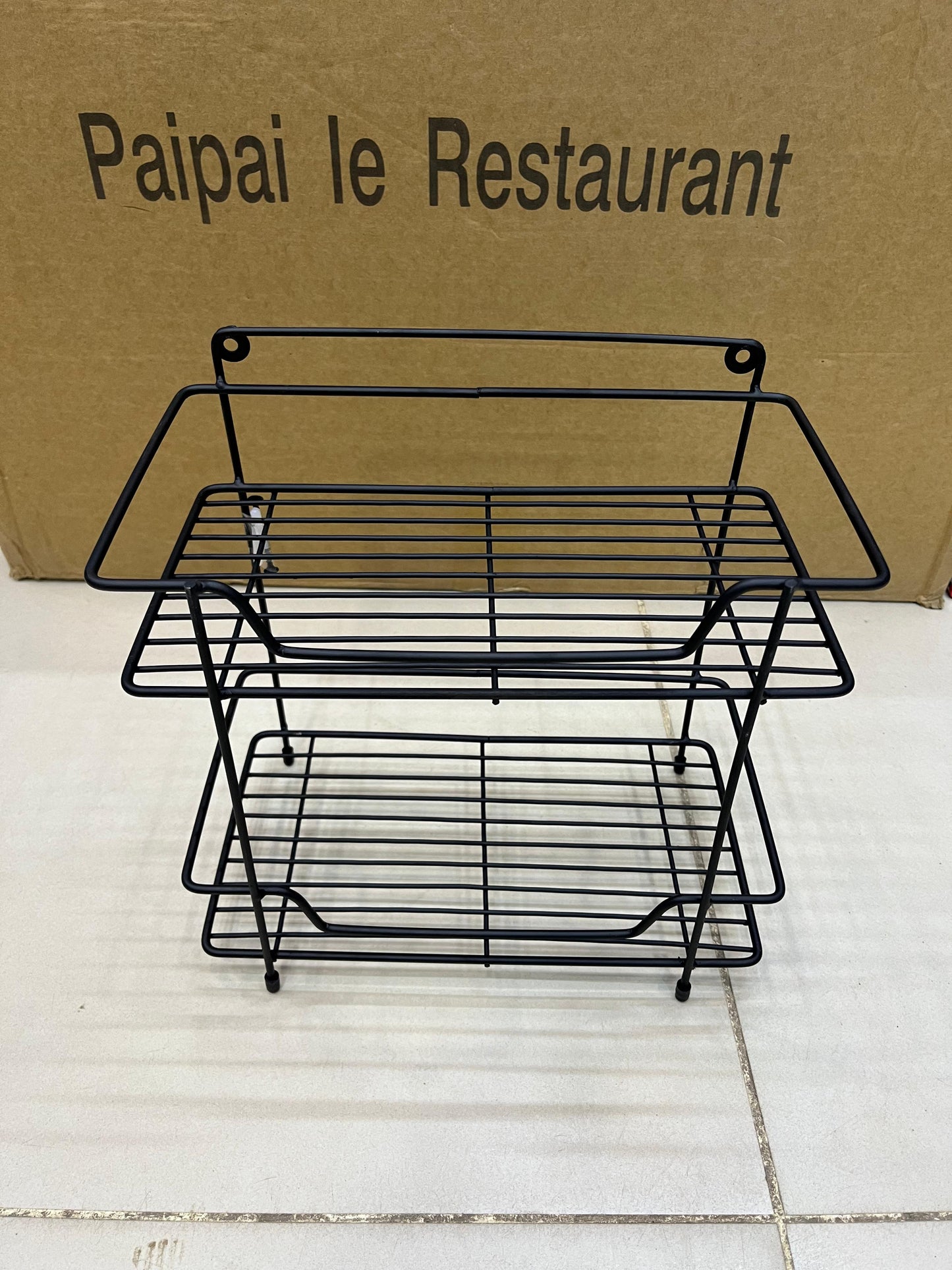 2 Tier Square Storage Organizer Rack | Home Organizer Pakistan