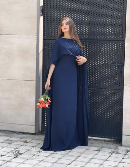 Elegant Shalmoze Silk Maxi – 3Y Cap Shawl Dupatta Set ✨