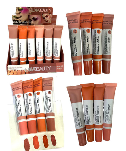 HUXIABEAUTY Original Liquid Cream Blush – 4 Stunning Shades Set