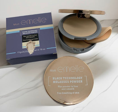 Emelie Matt Face Powder 2 in 1 - Long Lasting Makeup for Women Pakistan
