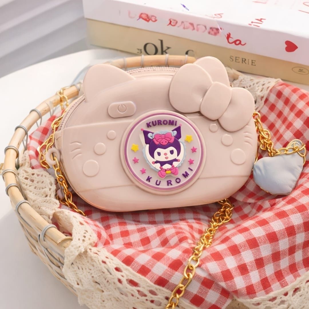 LED Light Kids Bag – Cute Small Fiber Backpack for Girls & Boys