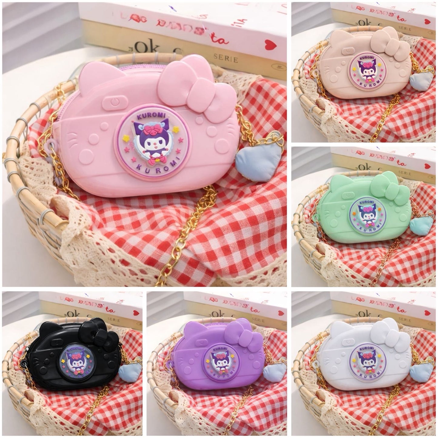 LED Light Kids Bag – Cute Small Fiber Backpack for Girls & Boys