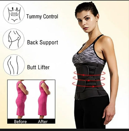 Women’s Waist Training Corset Belt – Tummy Control Body Shaper for Slim Waist, Workout & Daily Wear