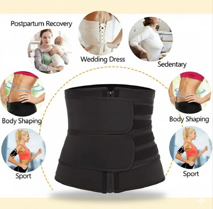 Women’s Waist Training Corset Belt – Tummy Control Body Shaper for Slim Waist, Workout & Daily Wear