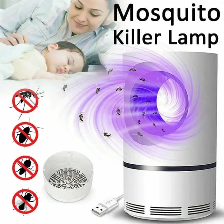USB Powered Mosquito Killer Lamp – Electric UV LED Bug Zapper for Home, Bedroom, Office & Travel