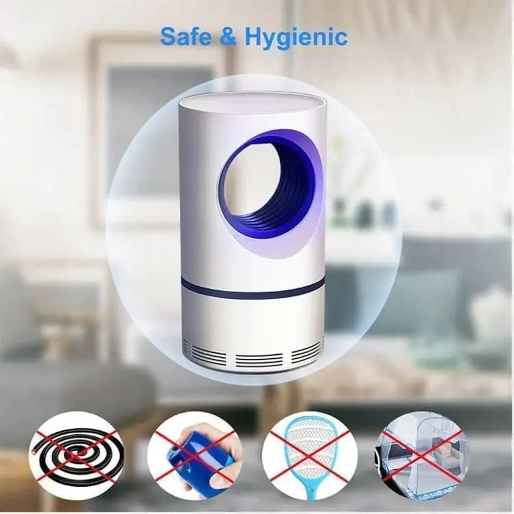 USB Powered Mosquito Killer Lamp – Electric UV LED Bug Zapper for Home, Bedroom, Office & Travel