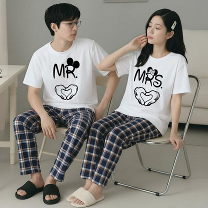 New Couple Night Suit for Men & Women – Soft Cotton Jersey Nightwear