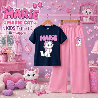 Marie Cat Kids T-Shirt & Trouser Set | Cute & Trendy