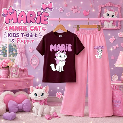Marie Cat Kids T-Shirt & Trouser Set | Cute & Trendy