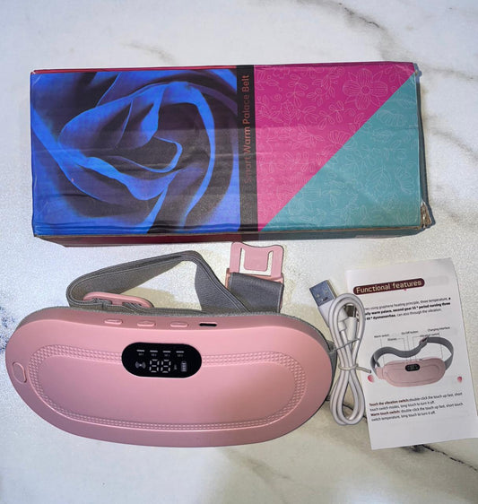 Portable Menstrual Heating Pad – Electric Waist Belt for Period Pain Relief