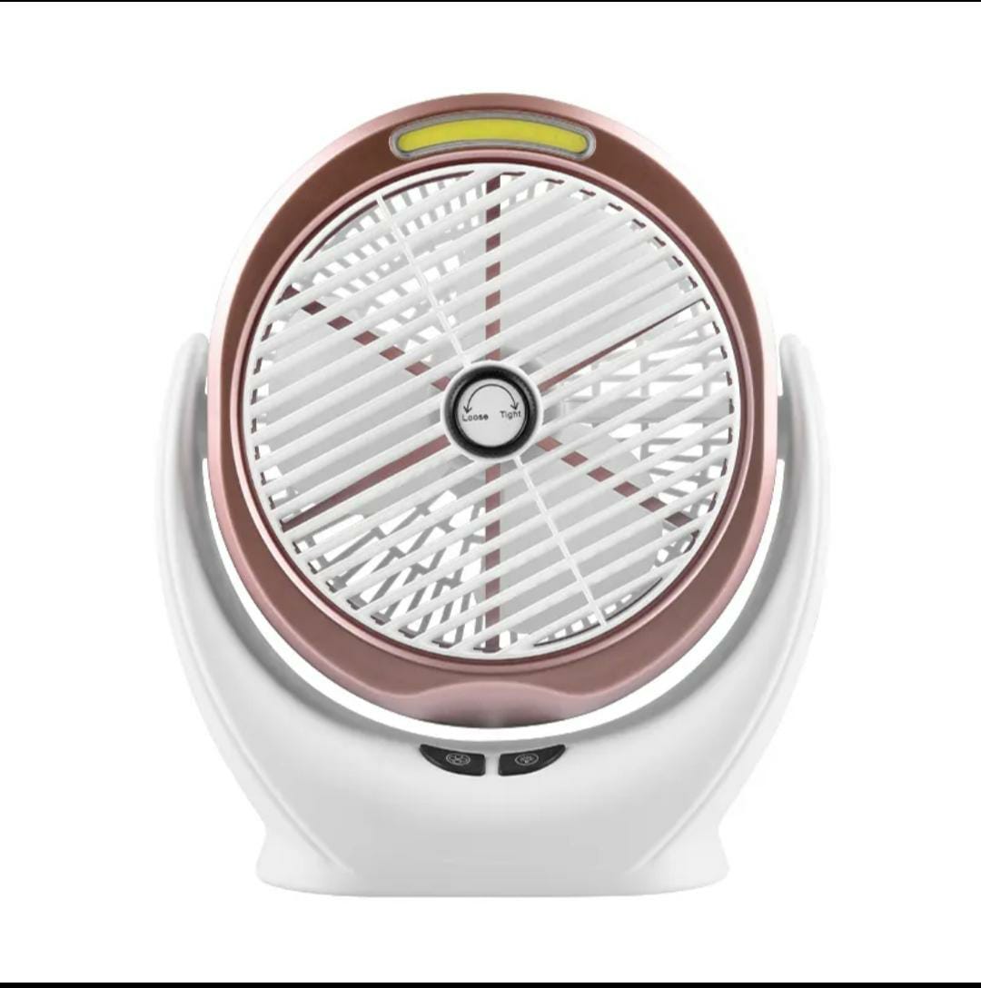 Portable Table Fan with Adjustable Tilt, Powerful Airflow & Compact Design