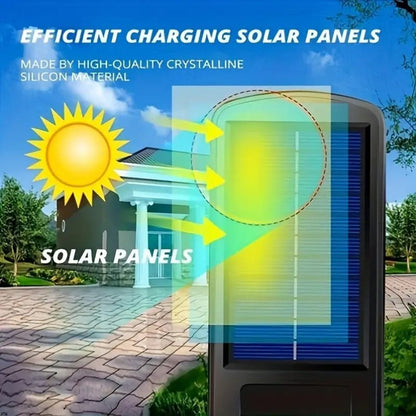 200W Solar-Powered Outdoor Street Light with Remote Control & Motion Sensor