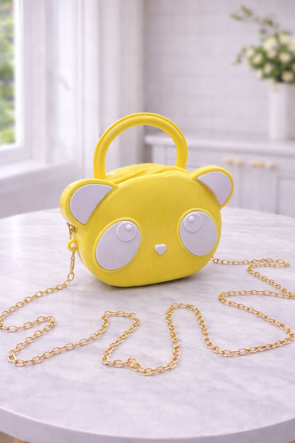 Kidz Panda Design Fiber Bag – Cute Cartoon bag for Kids