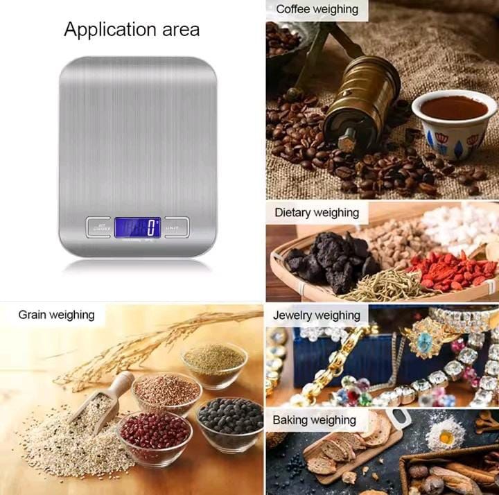 High Quality Kitchen Digital Weighing Scale | 10KG Capacity | Accurate Electronic Food Scale