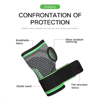 WRIST SUPPORT PROTECTION LIFTING SPORTS BRACERS GYM FITNESS