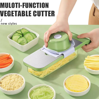 5-in-1 Stainless Steel Vegetable Cutter | Fast, Safe & Effortless Chopping