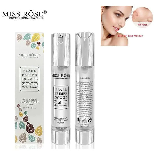 Miss Rose Pearl Face Primer – 20ML Makeup Base for Smooth Skin