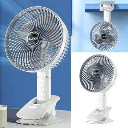Portable USB Rechargeable Mini Fan – Handheld, Desktop & Wall-Mounted Cooling Fan for Home, Office, Dorm & Travel